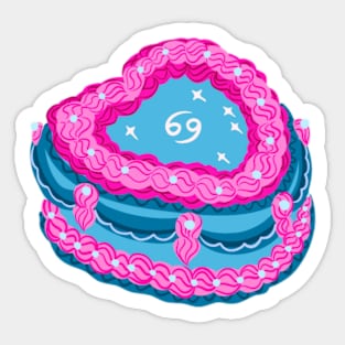 Cancer Cake Sticker